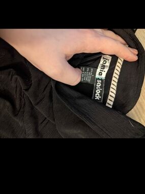 jamie sadock Black Textured Golf Top
